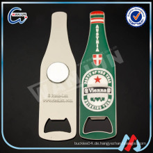 Kühle Bierflaschenform kundenspezifische printint Aufkleber Kühlschrankmagnet Flaschenöffner